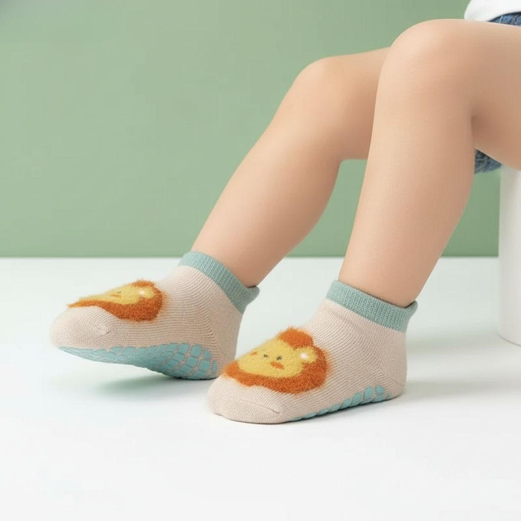SlipSafe Non-Slip Baby Socks
