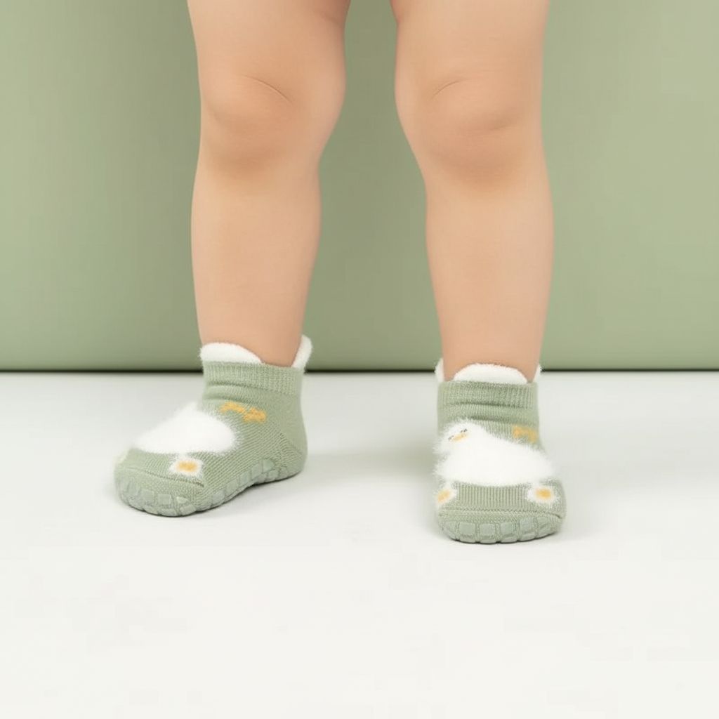 SlipSafe Non-Slip Baby Socks