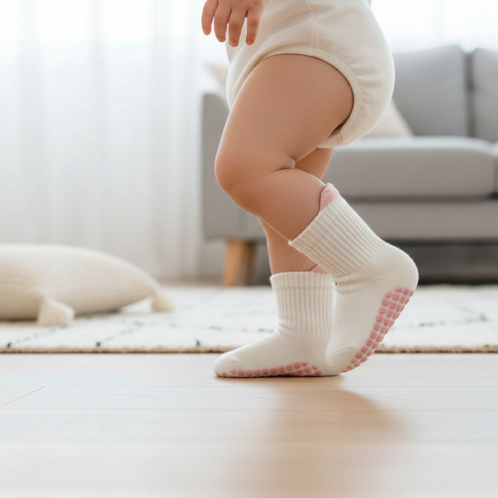 SlipSafe Halkfria Babysockor – 3-pack