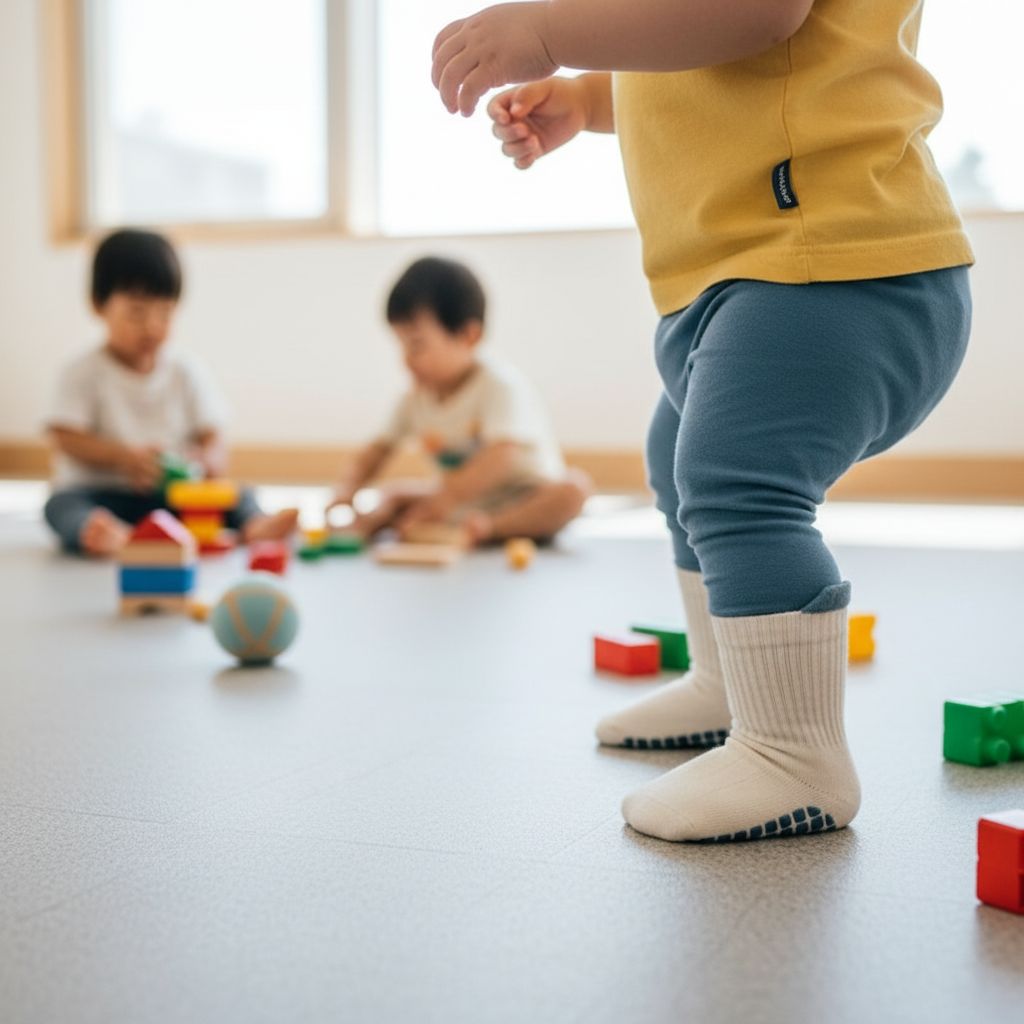 SlipSafe Halkfria Babysockor – 3-pack